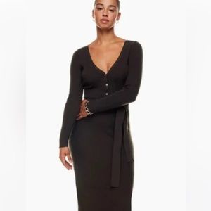 Aritzia The Group By Babaton Henley Sweater Dress